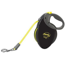 Laisse Giant Professional Tape 10 m black/neon yellow Flexi GTP-210-S-NEO-16
