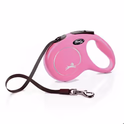 Laisse New Classic M Tape 5 m pink Flexi CL20T5-251-P-20