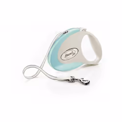Laisse sangle de 5 m Pour des chiens jusqu'à 25 kg Poignée en plastique souple Poids du produit : environ 240 g Alliance d´él ...