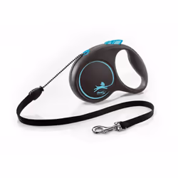 Laisse cordon de 5 m Pour des chiens jusqu'à 20 kg Système de freinage confortable Sangle protectrice avec des composants réf ...