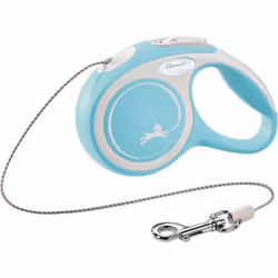 Flexi 213004, Chien, Laisse avec enrouleur, Bleu, Ruban, 12 kg, Monochromatique