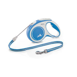 Flexi New Comfort M Cord 5 m Bleu Chien Laisse avec enrouleur