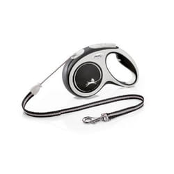 Flexi New Comfort M Cord 5 m Noir Chien Laisse avec enrouleur