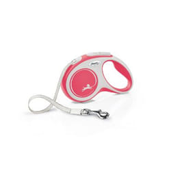 Flexi New Comfort S Tape 5 m Rouge Chien Laisse avec enrouleur