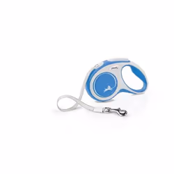 Flexi 4000498043530, Chien, Laisse avec enrouleur, Bleu, Blanc, Ruban, 15 kg, Image
