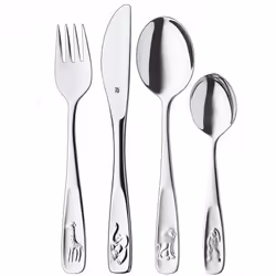 WMF 12.8005.6040, Bloc de couteaux/coutellerie, Acier inoxydable, 4 pièce(s)