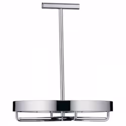 WMF DE LUXE, Organisateur de câbles, Pieds, Dessus de table, Acier inoxydable, Acier inoxydable, Rond
