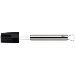 WMF 4000530588968 Pinceau à pâtisserie Silicone Noir, Acier inoxydable