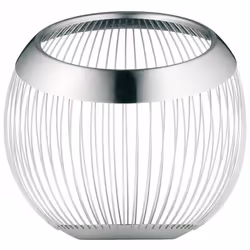WMF Corbeille Ø 19 cm petite Lounge, Rond, Acier inoxydable, Acier inoxydable, 190 mm, 190 mm, 260 mm