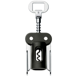 WMF 4000530592224 tire-bouchon Tire-bouchon à ailettes Noir, Acier inoxydable