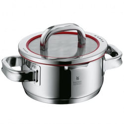 WMF 07.6016.6380 marmite 1,4 L Rouge, Acier inoxydable Verre, Acier inoxydable