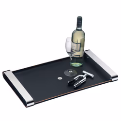 WMF Club 06.1020.6200 plateau repas Plateau de service classique Rectangle Noir, Acier inoxydable