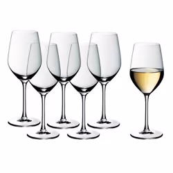 WMF 3201001629, Ensemble de verres à vin, Verre, Transparent, 0,39 ml, 6 pièce(s)
