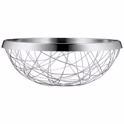 WMF Corbeille Ø 30 cm Chaos, Rond, Acier inoxydable, Acier inoxydable, 300 mm, 300 mm, 110 mm
