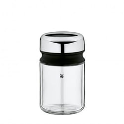 WMF 06.6153.6040 pot Rond Verre, Plastique, Acier inoxydable Noir, Acier inoxydable, Transparent