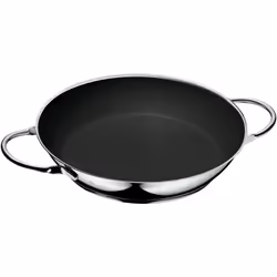 WMF 4000530640017, Rond, Serving pan, Noir, Acier inoxydable, Vitrocéramique, Acier inoxydable, Acier inoxydable