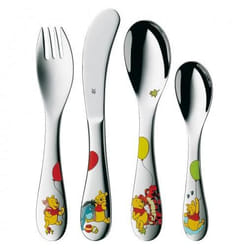 WMF Couvert enfant, lot de 4 pièces Winnie l’Ourson