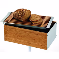 WMF Boite à pain Gourmet, Marron, Bambou, Acier inoxydable, Bois, Acier inoxydable, 430 mm, 250 mm