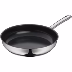 WMF 4000530649584, Rond, Poêle polyvalente, Noir, Vitrocéramique, 250 °C, Acier inoxydable