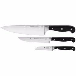 WMF Spitzenklasse Plus 18.9491.9992, Jeu de couteaux, Acier, Plastique, Acier inoxydable, Noir, Allemagne