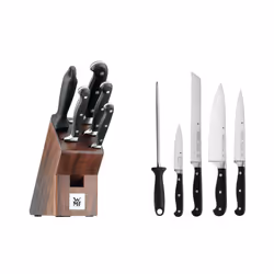 WMF Spitzenklasse Plus 18.9215.9992, Bloc de couteaux/coutellerie, Acier forgé, Plastique, 1 outils, Aiguiseur de couteau, To ...