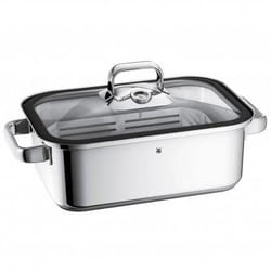 WMF Vitalis casserole 3,5 L Verre, Silicone, Acier inoxydable