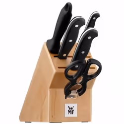WMF Spitzenklasse Plus, Bloc à couteaux, Acier, Marron, Acier inoxydable
