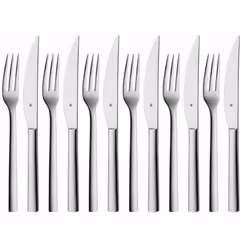 WMF Nuova, Jeu de couteaux, Acier inoxydable, Acier inoxydable, Acier inoxydable, Acier inoxydable, 230 mm