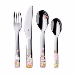 WMF Couvert enfant, lot de 4 pièces Princesse Anneli