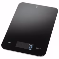 WMF 06.0873.6040, Balance de ménage électronique, 5 kg, 1 g, Noir, Verre, Plastique, Rectangle