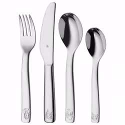 WMF 12.8300.6040, Couverts pour enfants en bas âge, Acier inoxydable, Acier inoxydable, 3 an(s), 4 pièce(s)