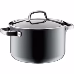 WMF Fusiontec Mineral 514485290, Rond, Platine, Acier, Acier inoxydable, Vitrocéramique, Gaz, Halogène, Induction, Plaque éta ...