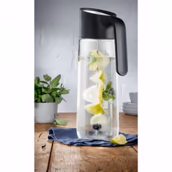 WMF Nuro Carafe à décanter 1 L Noir, Transparent