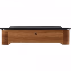 WMF Fusiontec Rectangulaire Vitrocéramique, Acier, Bois Plat à cuisson