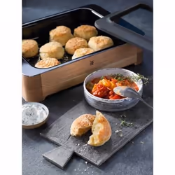 WMF Fusiontec Rectangulaire Vitrocéramique, Acier, Bois Plat à cuisson - Vue supplémentaire 7