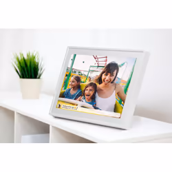 Braun Photo Technik 21259 cadre photos numériques Blanc 10.1" Tactile Wifi