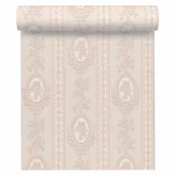 A.S. Creation Einzelblatt 186133 papier peint à rayures papier 0.53 m x 10.05 m beige