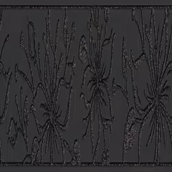 A.S. Creation Only Borders 346612 papier peint fleuri papier 0.13 m x 5 m noir