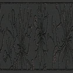 A.S. Creation Only Borders 346612 papier peint fleuri papier 0.13 m x 5 m noir