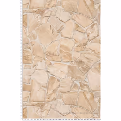 Ce modèle est un papier peint vinyle sur intissé (230 grammes/m2) de style motifs trompe l'oeil|pierre|effets de matières. Il ...
