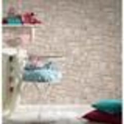 Papier peint - Dekora - Natur 6 - Beige - 1005 m x 053 m - Imitation pierre et brique