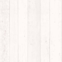 As Creation - Papier peint effet bois blanc crème moderne Tapisserie bois blanc chambre adulte & couloir Papier peint intissé salon