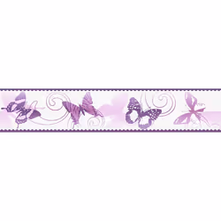 Frise murale - Stick Ups - 500 m x 010 m - Violet - Intérieur - Lavable