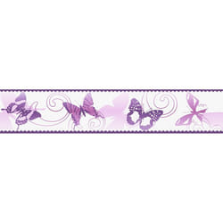 Frise murale - Stick Ups - 500 m x 010 m - Violet - Intérieur - Lavable