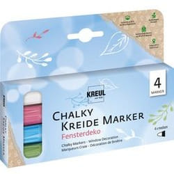 KREUL 22709 marqueur 4 pièce(s) Bleu, Vert, Rouge, Blanc