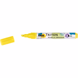 KREUL 17861, 1 pièce(s), Jaune, Pointe biseautée, Jaune, Fluorescent Yellow, Rond