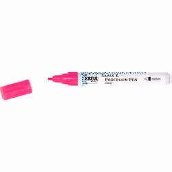 KREUL 47037, Rose, Rose, Blanc, Neon Pink, Moyen, Pointe ogive, Rond