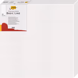 KREUL 645010, Peint, Toile pré-étirée, Blanc, Coton, 380 g/m², 500 mm