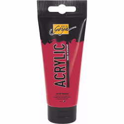 KREUL Solo Goya Acrylic, 100 ml, Rouge, Mat, Tube, Imperméable