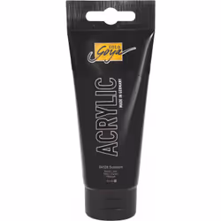 KREUL Solo Goya Acrylic, 100 ml, Noir, Mat, Tube, Imperméable